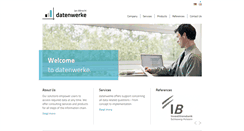 Desktop Screenshot of datenwerke.net